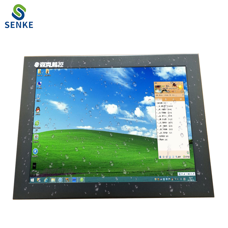 17 inch fanless core i3 i5 ip65 all in one industrial HMI touch screen panel tablet pc  