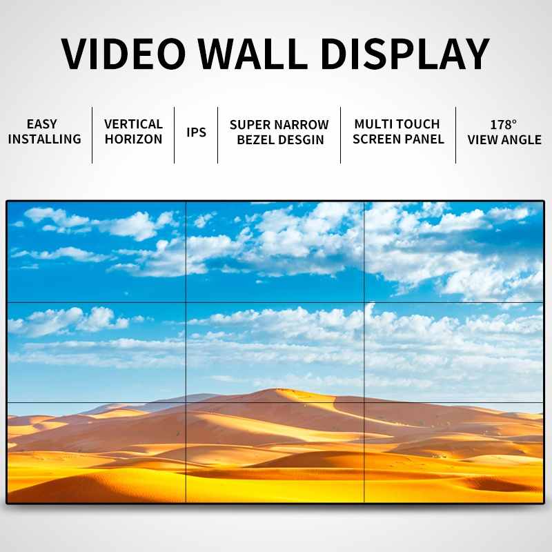 Samsung LG 49 inch super narrow bezel 3x3 lcd video wall conference display 