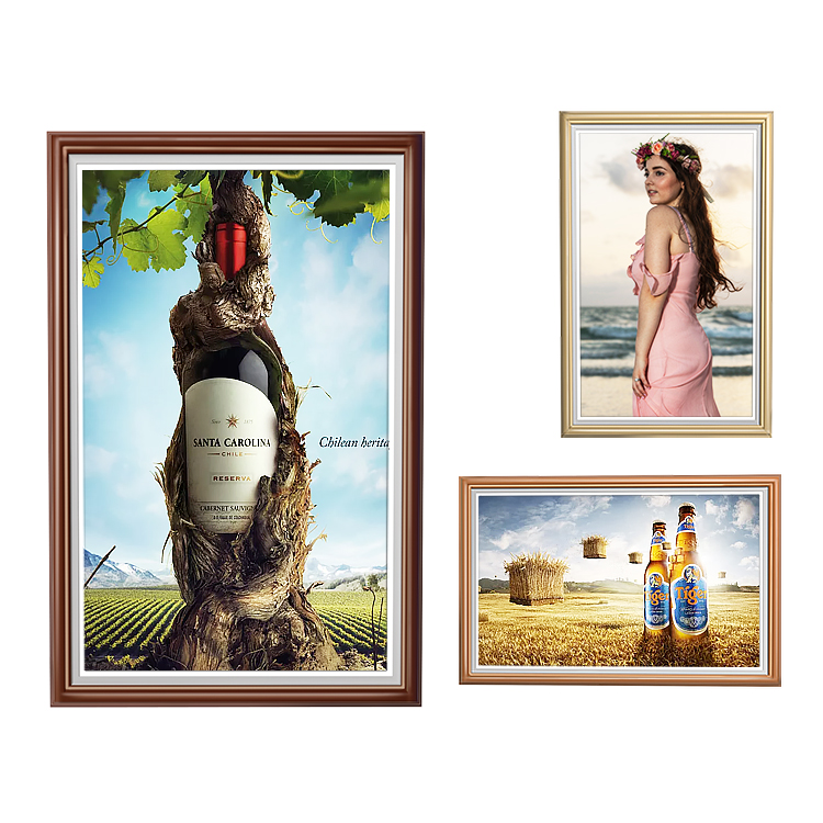 21.5'' 32'' 49'' Intelligent Museum Smart Photo Frame Display Artistic Design Wooden Lcd Screen For Digital Art Painting Machine - 副本