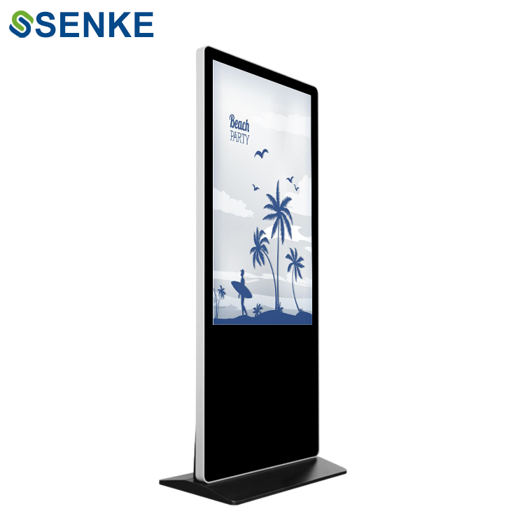 50 inch indoor standing TFT LCD infrared touch display digital signage player 