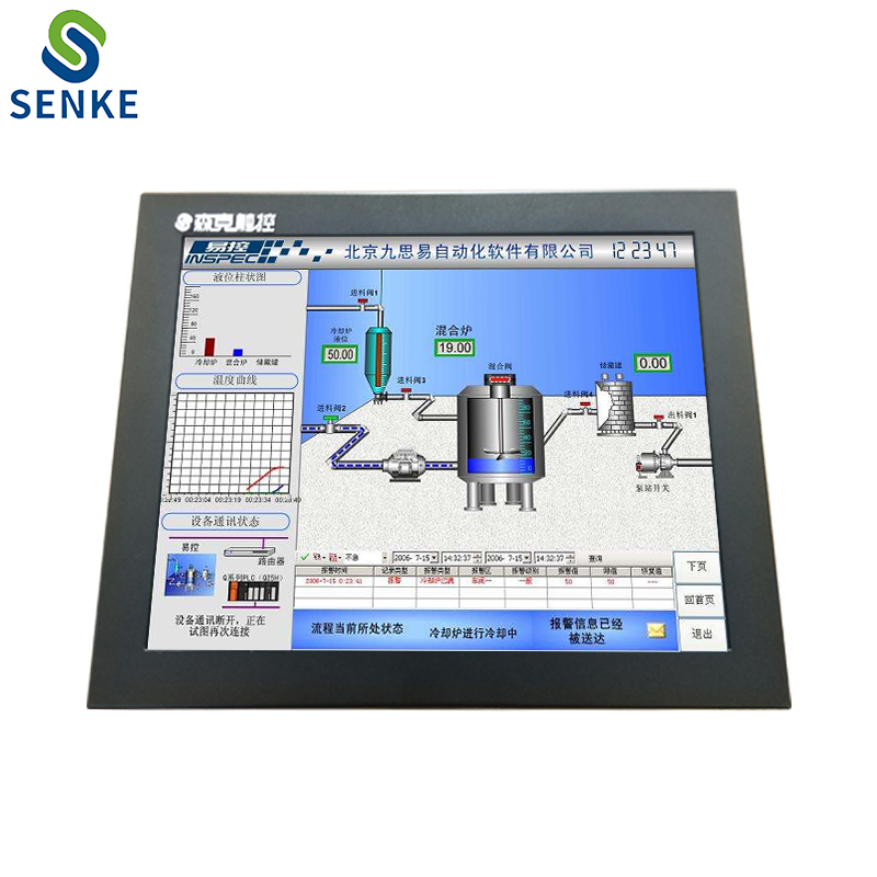 23.6 inch fanless core i3 i5 ip65 all in one industrial HMI touch screen panel tablet pc  