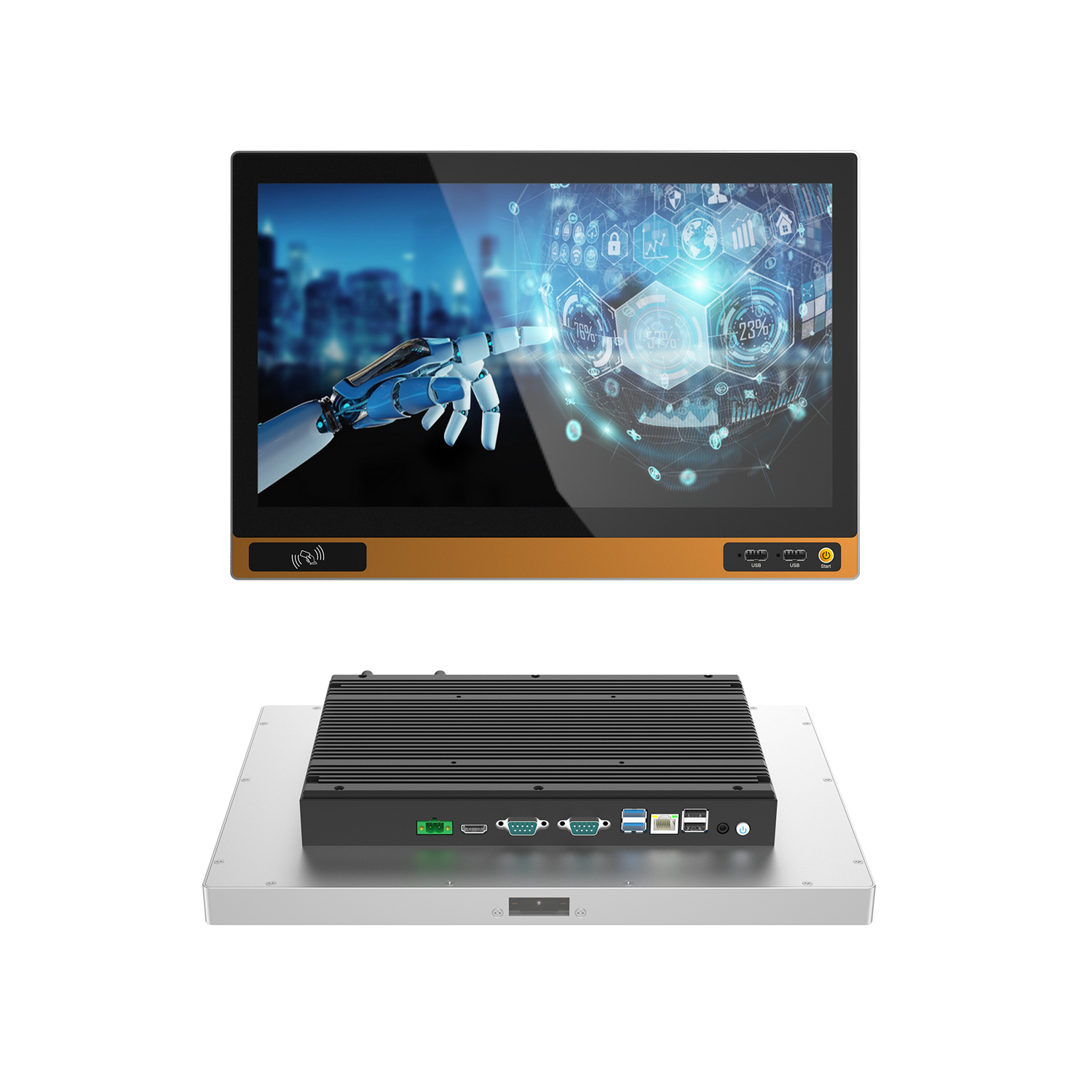 YPC-QD15.6 Wall-Mounted Industrial PC