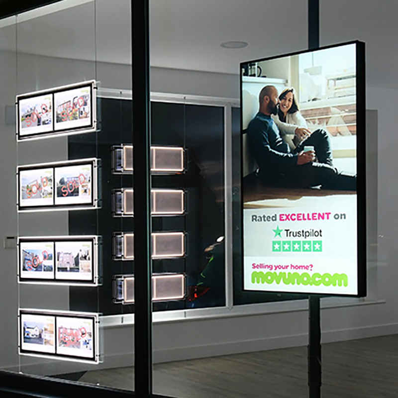 High Brightness Window Display