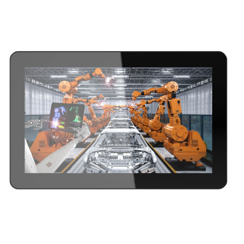 19 Inch YPC-WD Rugged Fanless Industrial Touch Panel PC, Embedded HMI All-in-one Control Computer
